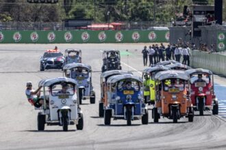 11 Tuk-Tuk ont pris le départ lors du Grand Prix de Thaïlande, le 1er mars 2026.